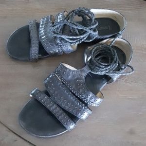 All Saints wrap ankle sandal